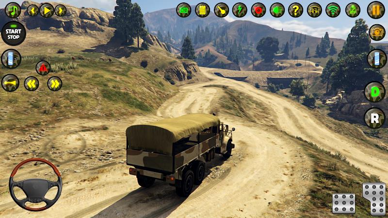 American Army Truck Driving Screenshot 1