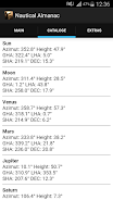 Nautical Almanac Screenshot 1