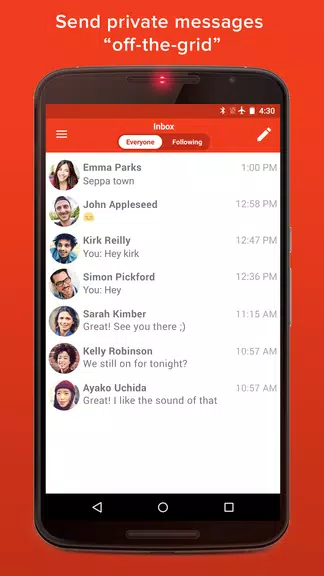 FireChat Ảnh chụp màn hình 1