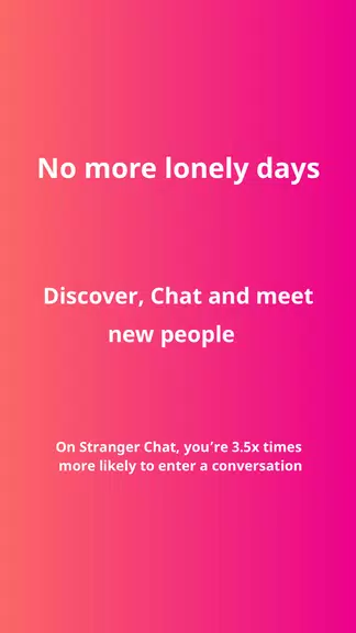 Stranger Chat And Date - Online Random Chat Rooms Ảnh chụp màn hình 0