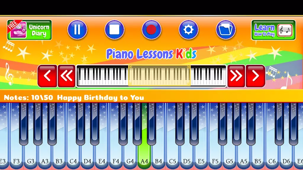 Piano Lessons Kids Screenshot 0