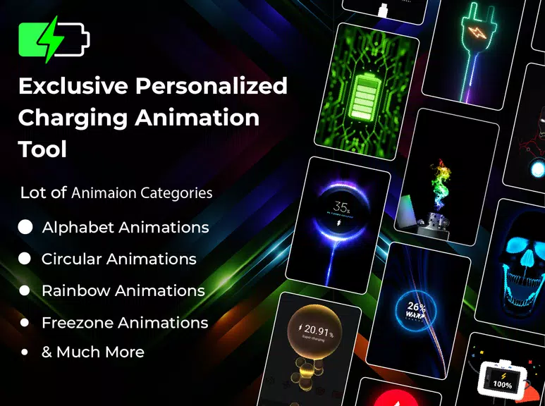 Ultra Fast Charging Animation ဖန်သားပြင်ဓာတ်ပုံ 1