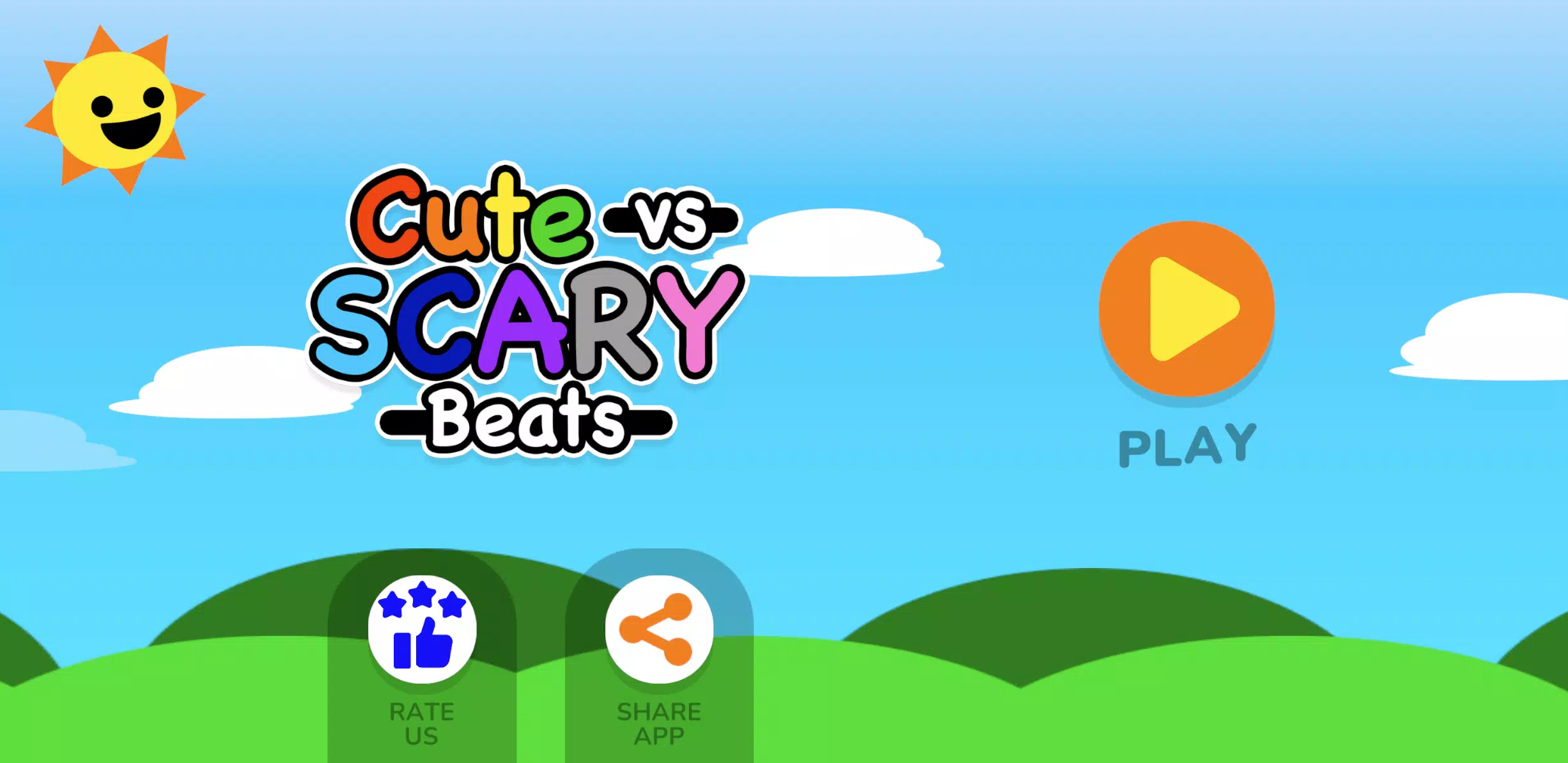 Cute vs Scary Beats Captura de pantalla 0