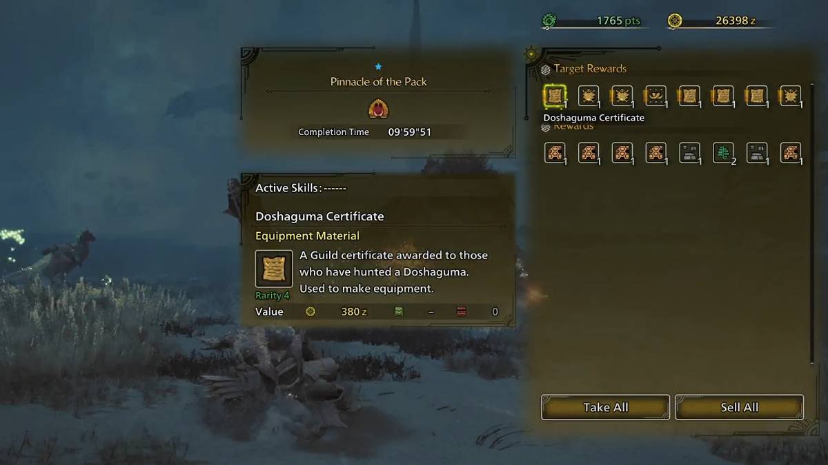 Doshaguma Hunt ส่งผลให้ Monster Hunter Wilds