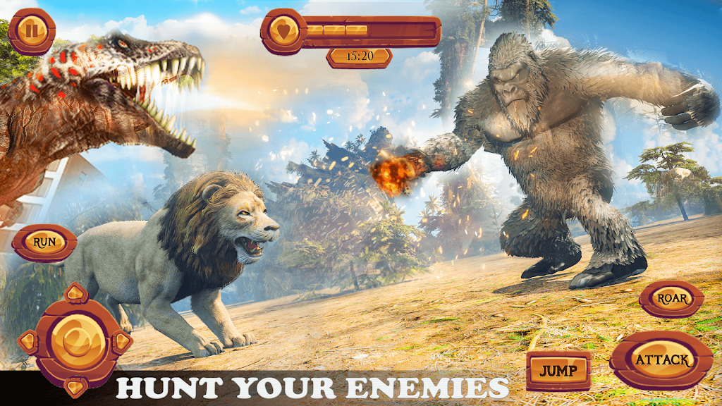 Wild Forest Gorilla Games Screenshot 1