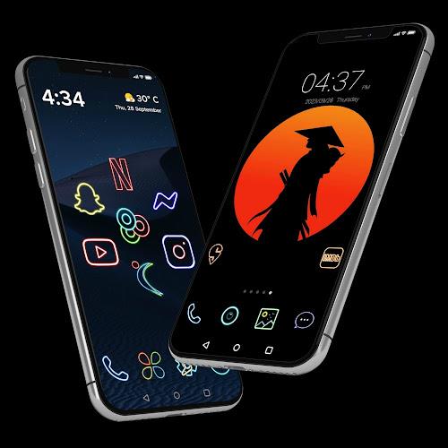 Schermata Neon Icon Pack 3