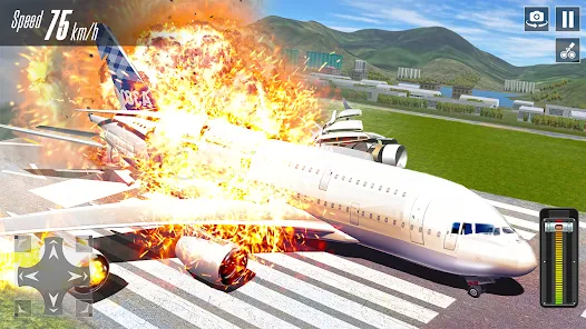 Plane Crash 3d: Airplane Games Скриншот 2