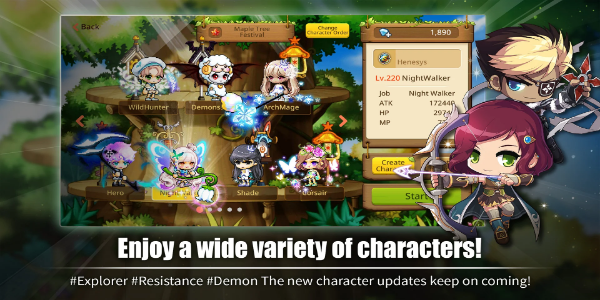 MapleStory M - Fantasy MMORPG Screenshot 2