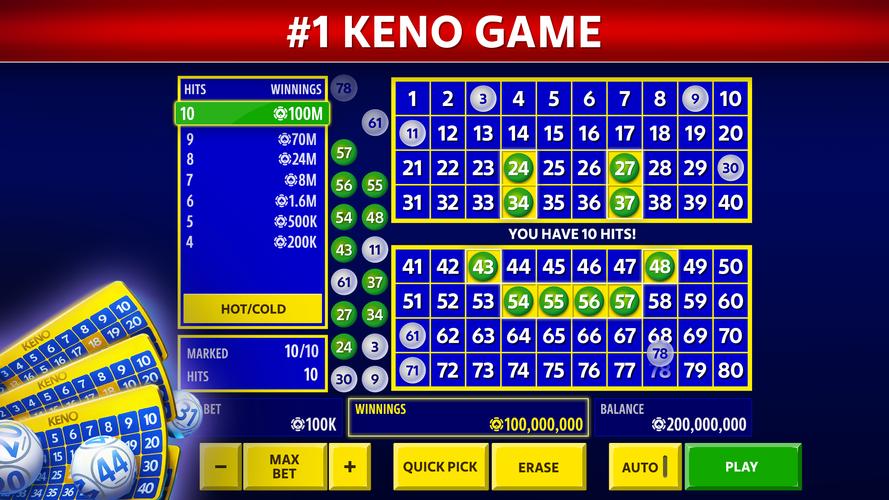 Vegas Keno by Pokerist Capture d'écran 0