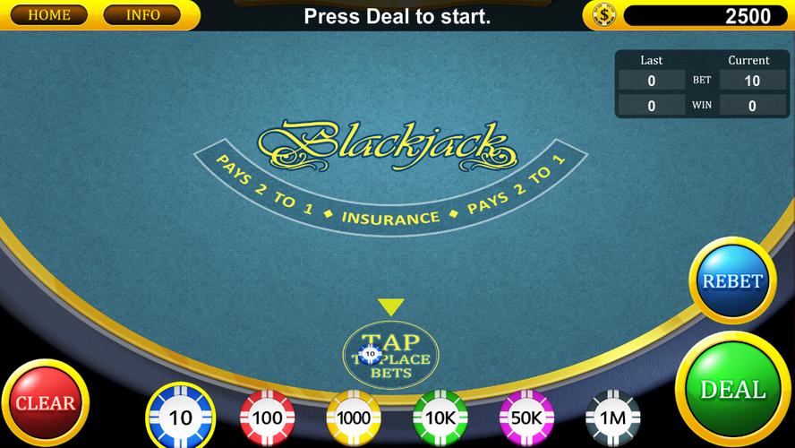 Blackjack स्क्रीनशॉट 1