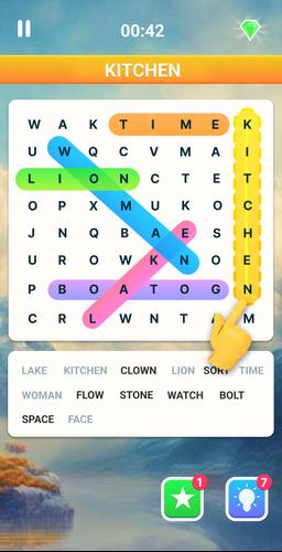 Schermata Word search - Word games 3