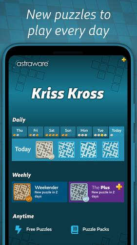 Astraware Kriss Kross 螢幕截圖 3
