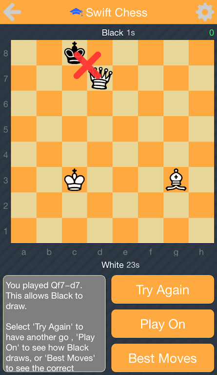 Schermata Swift Chess Puzzles (Lite) 1