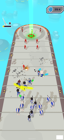 Space Army: Universe Clash Mod ဖန်သားပြင်ဓာတ်ပုံ 2
