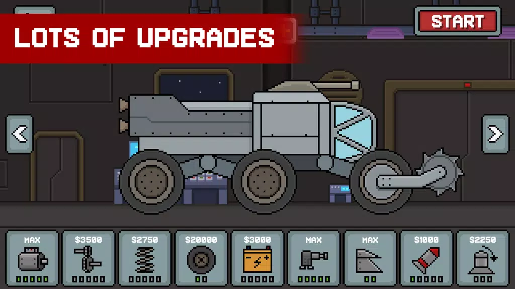 Death Rover: Space Zombie Race Tangkapan skrin 0