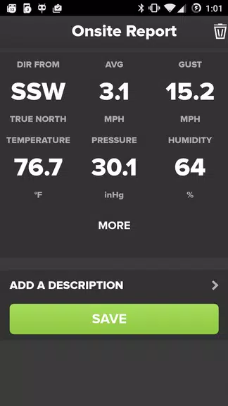 Wind & Weather Meter 螢幕截圖 1