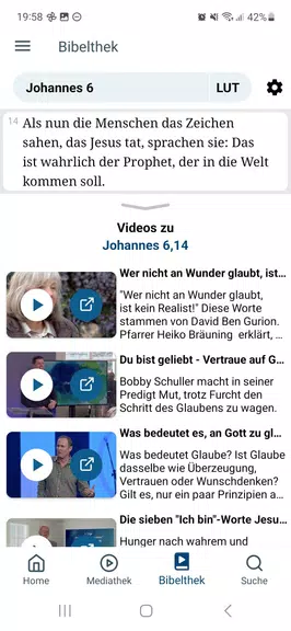 Bibel TV App Schermafbeelding 2