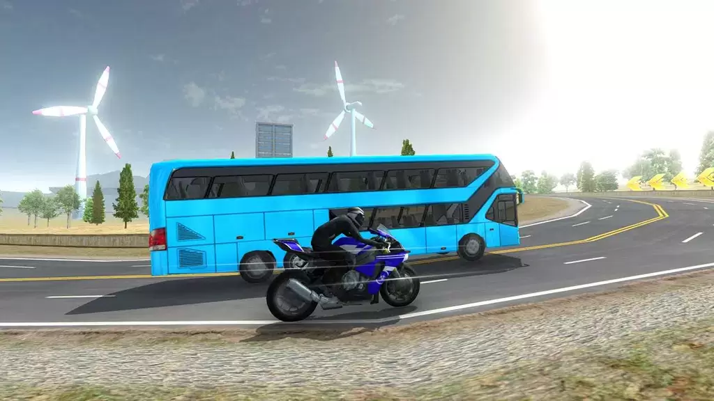 Bike VS Bus Racing Games スクリーンショット 3