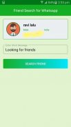 Friend Search for WhatsApp Captura de pantalla 1