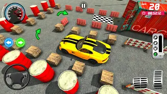 Classic car parking car games Скриншот 1