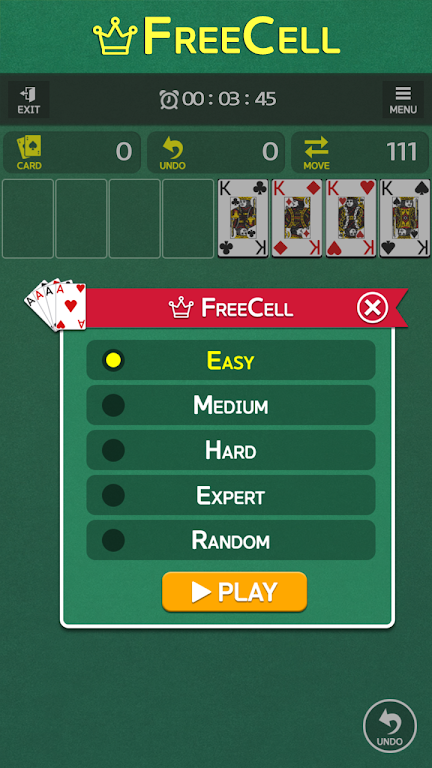 FreeCell - Classic Card Game স্ক্রিনশট 1