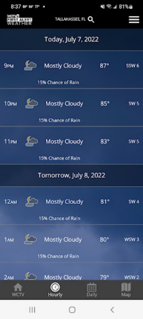 WCTV First Alert Weather Captura de tela 0