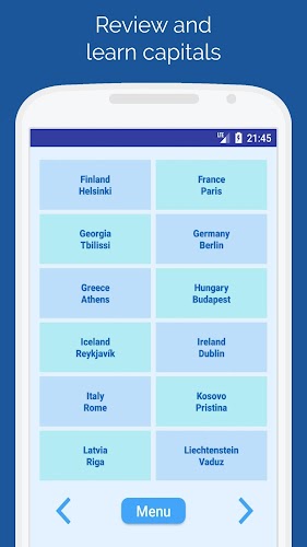 Capitals of the countries Quiz应用截图第2张