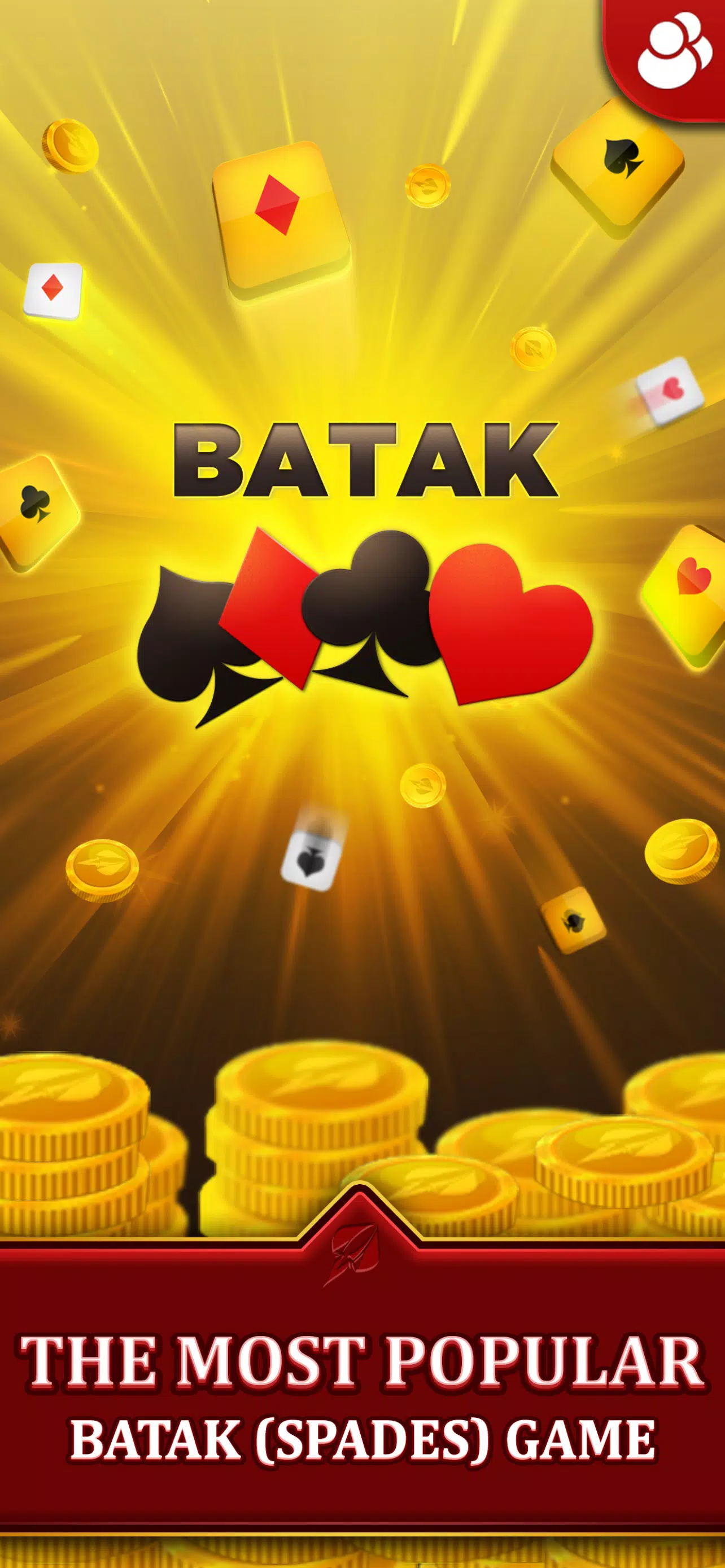 Spades - Batak Online HD 스크린샷 0