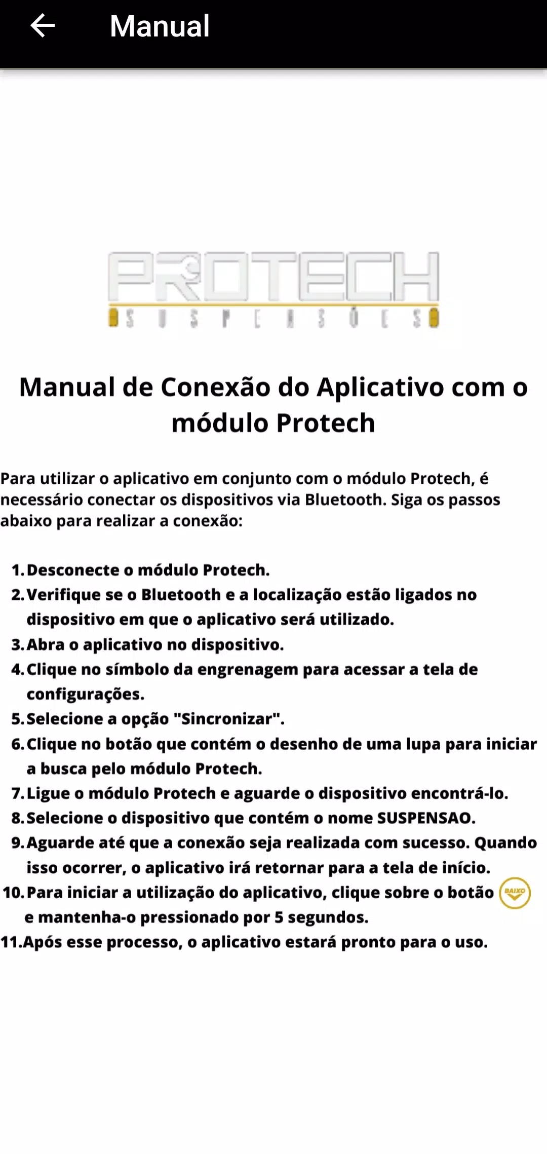 Protech Suspensões 螢幕截圖 2