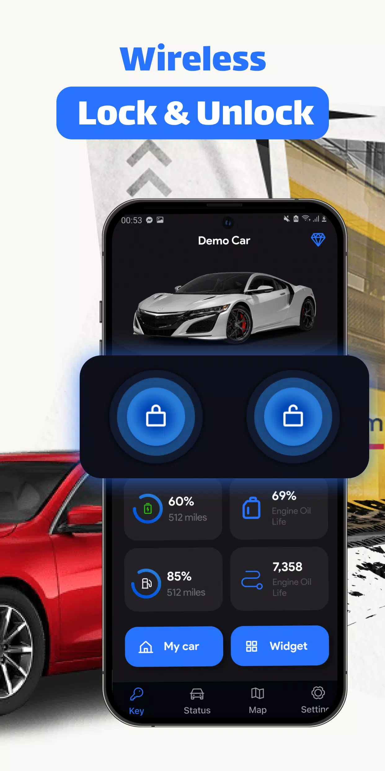 Car Key: Smart Car Remote Lock Capture d'écran 1