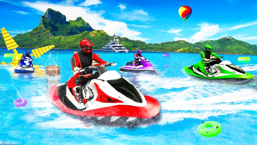 Jet Ski Racing Simulator Games スクリーンショット 2