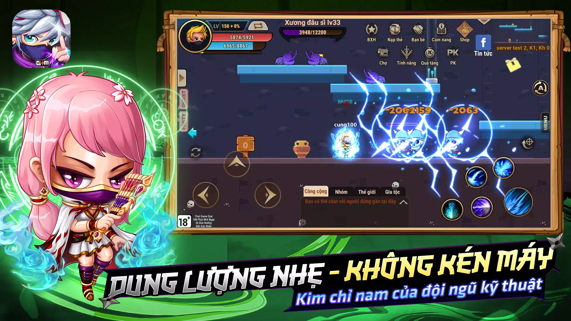 Học Viện Ninja G4M 螢幕截圖 3