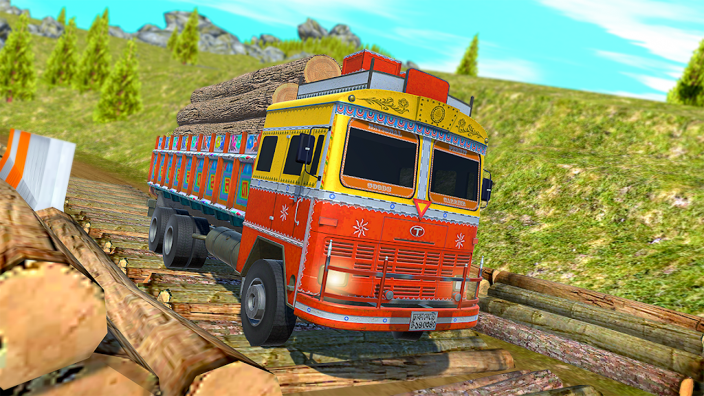 Offroad Indian Truck Simulator Tangkapan skrin 1