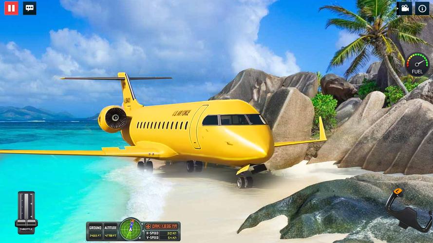 Airbus Simulator Airplane Game ဖန်သားပြင်ဓာတ်ပုံ 3