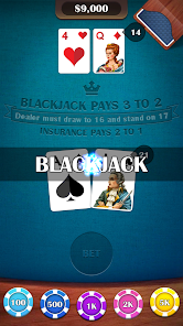 Casino BlackJack 21 Card Game Zrzut ekranu 2