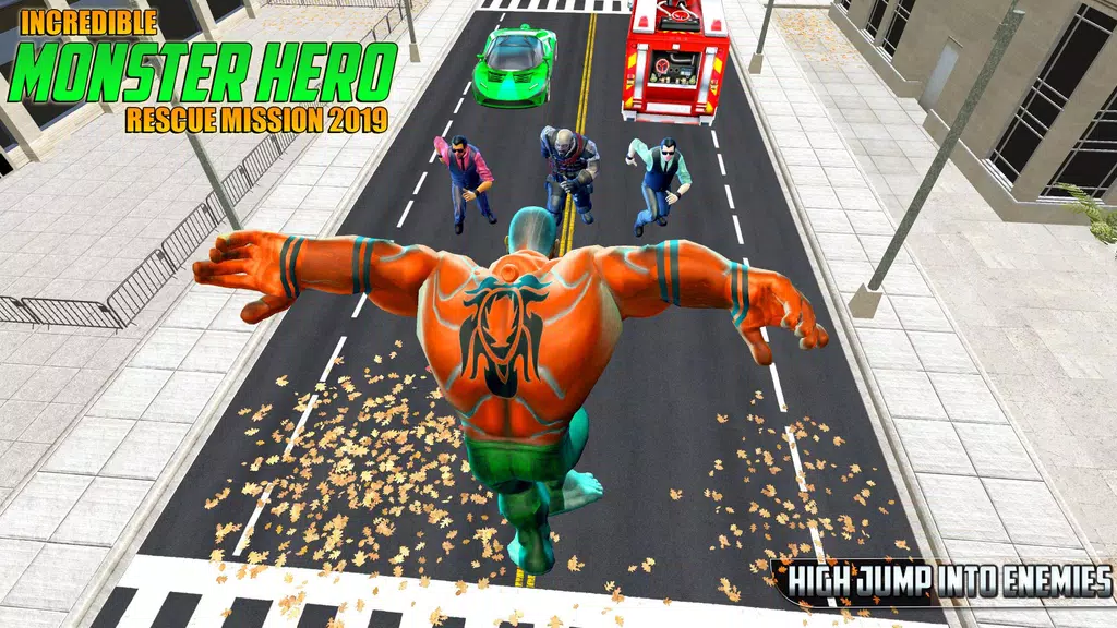 Incredible Monster Superhero Crime City 2018 Captura de tela 1