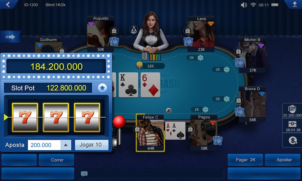 Poker Brasil HD 螢幕截圖 3