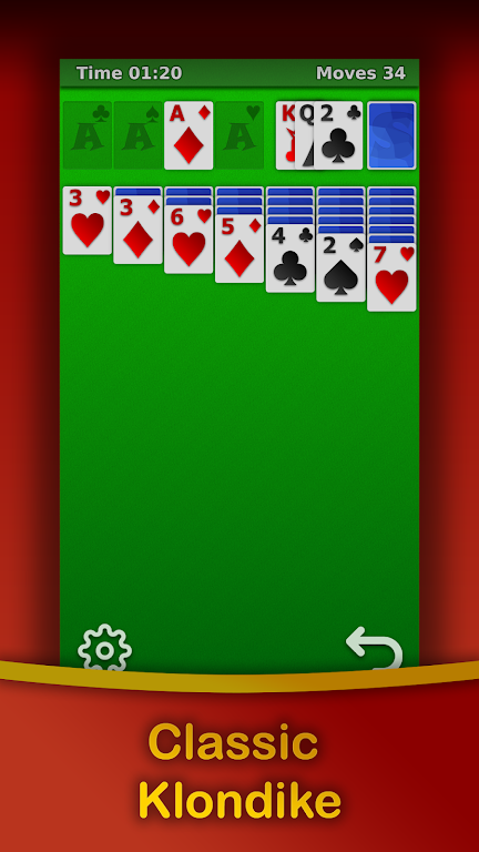 Klondike Solitaire - Free ภาพหน้าจอ 1