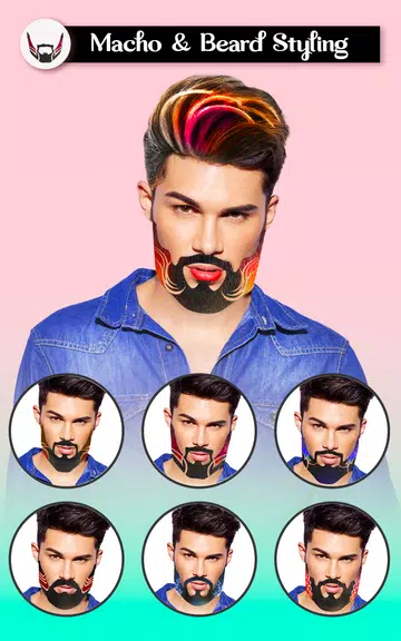 Macho - Man makeover app & Pho Captura de tela 2