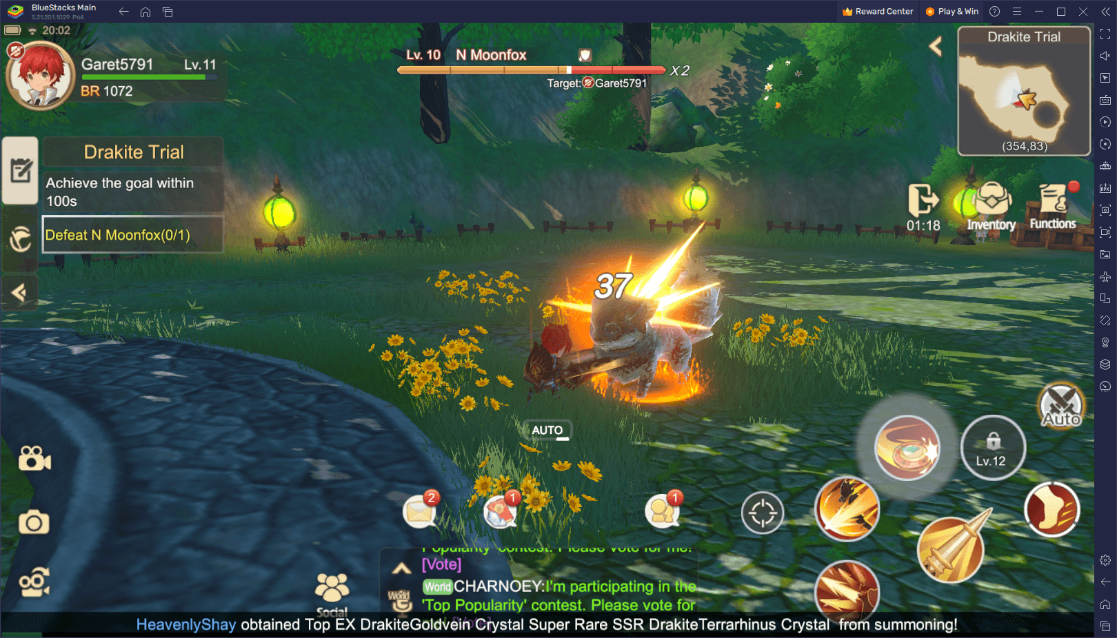 Enhanced Draconia Saga Gameplay on BlueStacks