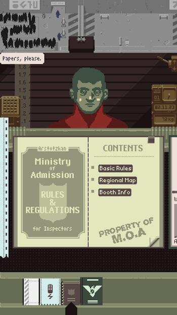 Papers, Please 스크린샷 2