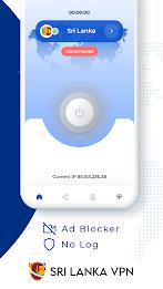 VPN Sri Lanka - Get LK IP Captura de pantalla 1