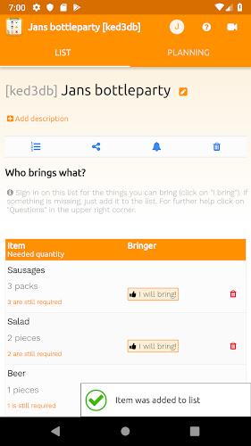 Bringlist スクリーンショット 1