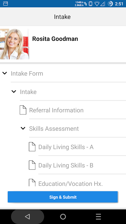 Schermata Credible Care 1