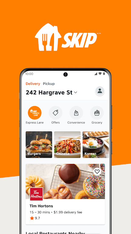 SkipTheDishes - Food Delivery 螢幕截圖 0