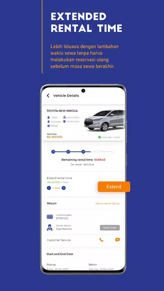 TRACtoGo: Rental Mobil & Bus Captura de tela 3