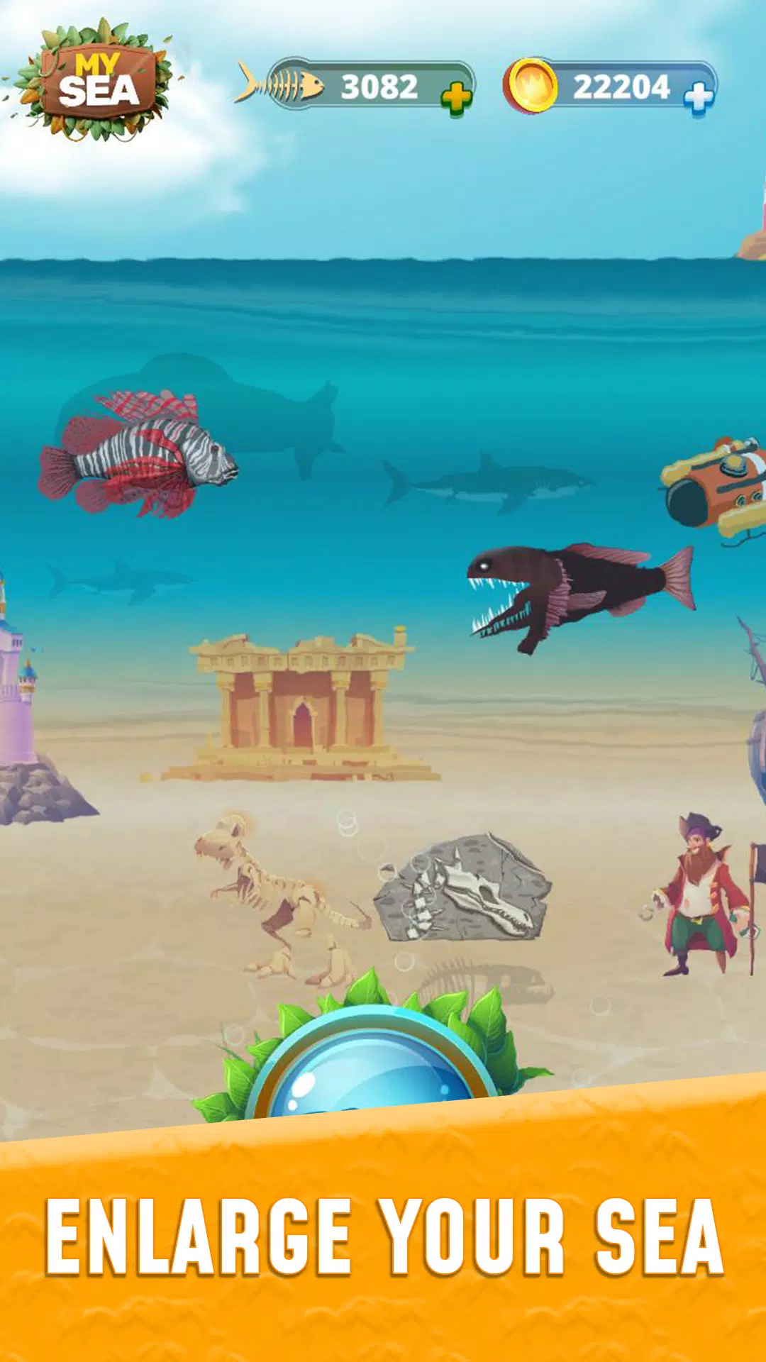 Grow Fish.io : Fish Hunter Capture d'écran 0