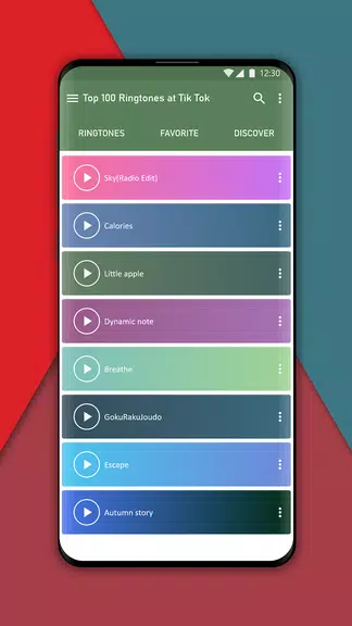 Schermata Top 100 Tik Tok Ringtones 3