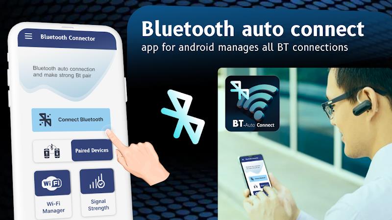 Bluetooth auto connect: Finder Screenshot 1