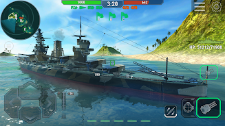 Warships Universe Naval Battle 스크린샷 1